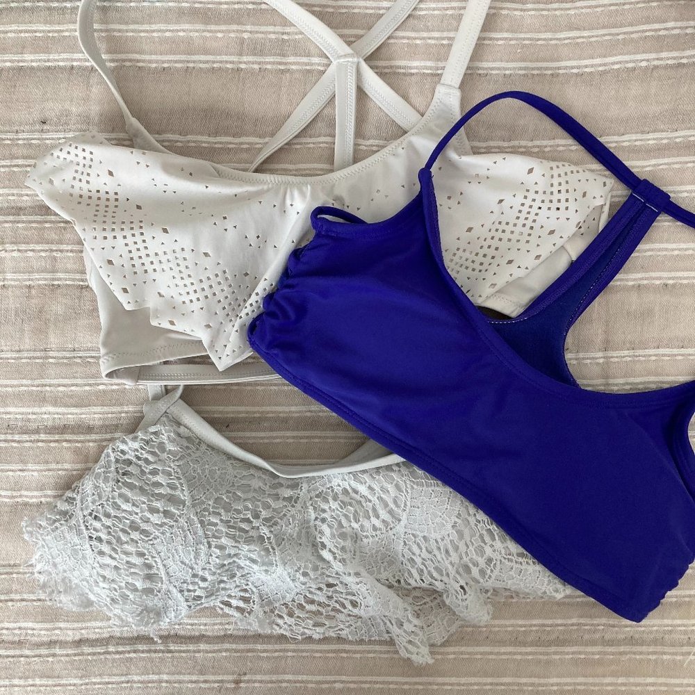 3/$20 Bikini Top Bundle Size XS/S
